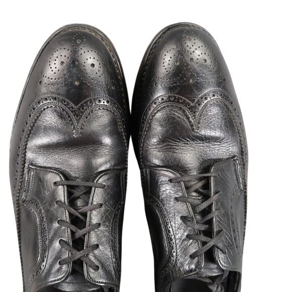 Hy Test Shoes Mens 8.5 Oxford Derby Wingtip Brogue Safety Work Leather Classic - Picture 7 of 16